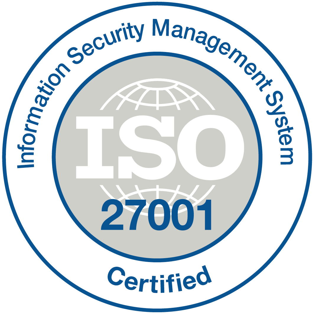 ISO 27001 certified